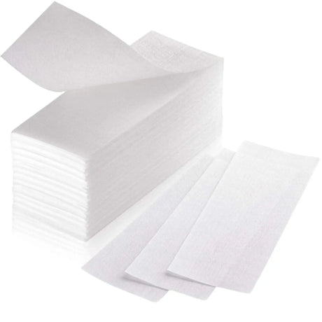 200Pcs Non-woven Waxing Strips Disposable Hair Removal Paper For Soft Wax Full Body Face Legs Chest Back Bikini Area Use