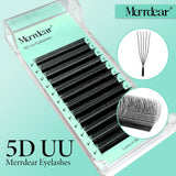 Merrdear C/D U-Shaped 2D/3D/4D/5D/6D Mix 8-15MM False Eyelashes Professional Handmade Natural Volume Lashes Supplies