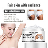 Body Whitening Bleach Cream Brighten Underarm Elbow Knees Joint Removal Intimate Parts Dark Spots Melanin Snow Bleach Cream 45ml