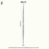 New Acupuncture Stick Double Head Face Massage Tool, Stainless Steel Acupressure Pen, Ear & Body Acupoint Probe For Muscle Relie
