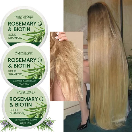 Rosemary Shampoo Soap: Deep Cleansing, Moisturizing and Nourishing, Scalp Relief and Oil Control, Hair Growth and Care, Daily Sh