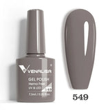 VIP5 Venalisa Nail Gel Polish Jelly Color HEMA/TPO FREE Nude Pink Semi Permanent Soak Off UVLED Gel Polish Sparkle Gel Varnish