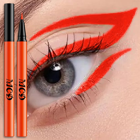 8Colors Liquid Eyeliner Neon Colored Pen Waterproof Uv