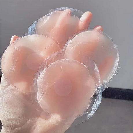 2-6Pcs Women Silicone Nipple Covers Reusable Breast Petals Lift Up Invisible Bra Pasties Chest Pad Sticker Intimates Accessories