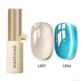 MAYCHAO 5ML Gel Nail Polish 9D Laser Diamond Glitter Cat Eye Gel Semi-Permanent Soak Off UV LED Gel Nail Manicure Tools Nail Art