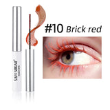 Colorful Slender Mascara Waterproof Fast Drying Curling Eyelashes Multicolor Lashes Makeup Long Lasting Blue Green Cosmetics