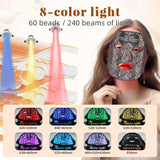 Ubilli Silicone Led Face Mask 8 Colors Red Light Therapy Infrared Flexible Soft Mask Led Therapy Anti Aging Advanced Photon Mask