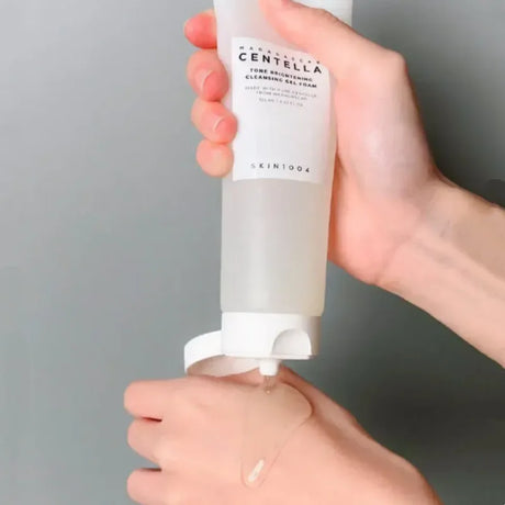Korean Centella Tone Glowing Cleansing Gel Foam,Deep Cleansing Face Wash,Brightening Hydrating Gel Facial Cleanser for Oil Skin