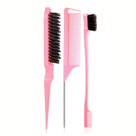 11 pcs High Quality Hair Brush Comb Set,with Hair Spray Bottle Scalp massager ,Wet Dry Curly Hair Detangling, Wide Tooth Combs