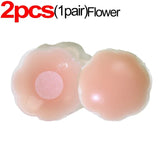 2/20pcs Silicone Nipple Cover Reusable Women Breast Petals Lift Invisible Pasties Bra Padding Stickers Patch Boob Pads Adhesive