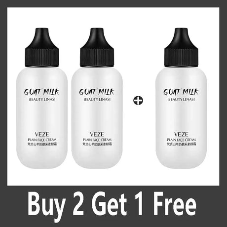 Matte Face Liquid Foundation Goat Milk Cream Natural Whitening
