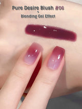 MIANEL 10ML Pure Desire Blush Jelly Gel Nail Polish 2026 New Ice Clear Nude Clear Nail Polish Pink Nails 1-9pcs