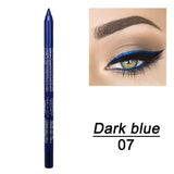 6 Color Colourful Eyeliner Pen High Pigment Pearly Shimmer Metallic Smokey Punk Gothic Eyeliner Long Lasting Waterproof