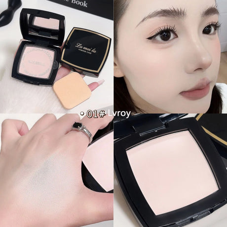 Long Lasting Matte Setting Powder Oil Control Pore Minimizing Flawless Makeup Portable Facial Powder for Smooth Skin Finish