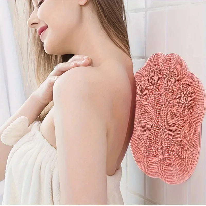 Bathroom foot scrub pad foot washing foot scrub remove dead skin rub foot large lazy back rub suction cup massage