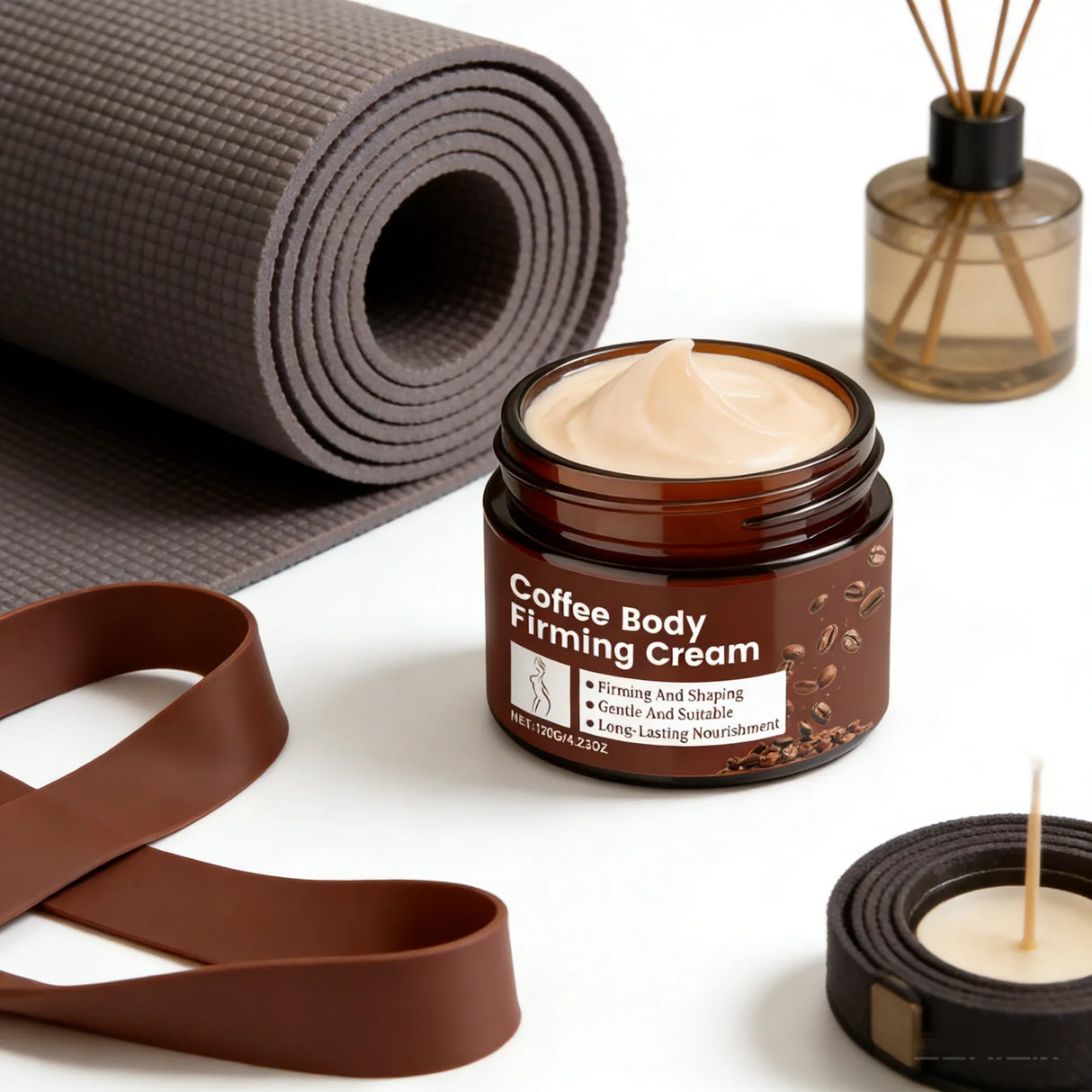 Firming Body Cream Anti Cellulite Tighten Skin Lifting Non-greasy Soften Sculpting Shaping Body Care Coffee Cream Moisturizer