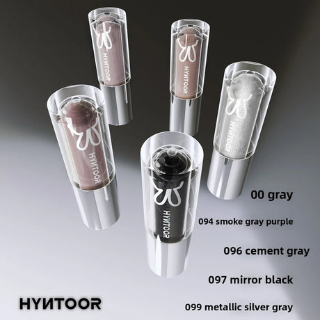HYNTOOR Playful Rebellious Lip Gloss Planet  Mouth Black Mouth Silver Mouth Gray Lip Oil Mirror Water Gloss