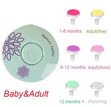 Electric Nail Trimmer Kid Nail Polisher Tool Baby Care Kit Manicure Set Easy To Trim Nail Clippers For Newborn