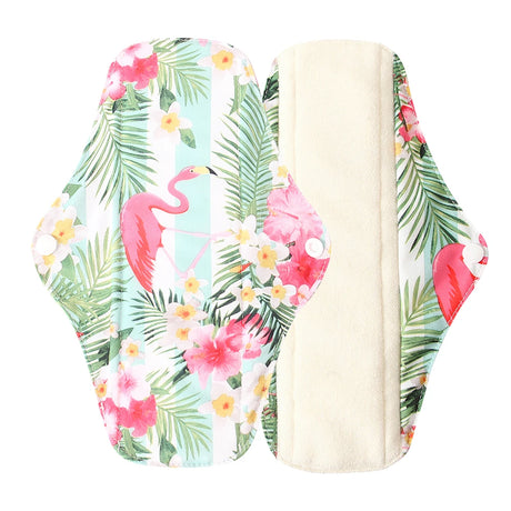 Washable Menstrual Pad Panty Liner Reusable Cloth Sanitary pad Hygienic and Soft Washable Charcoal Menstrual