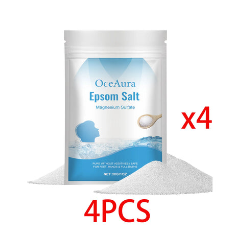 Epsom Salt Magnesium Sulfate Moisturizing Exfoliating Pure Natural Feet Hands Bath Body Relaxation Muscle Relief Detox Skin Care