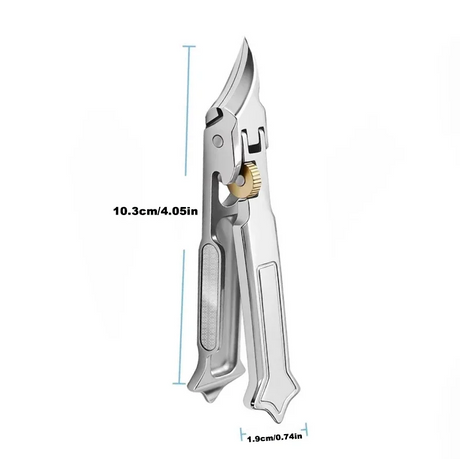 Upgraded Ingrown Nail Clippers, Equipped with Nail File and Gear Lock, Suitable for Thick Nails and Ingrown Nails