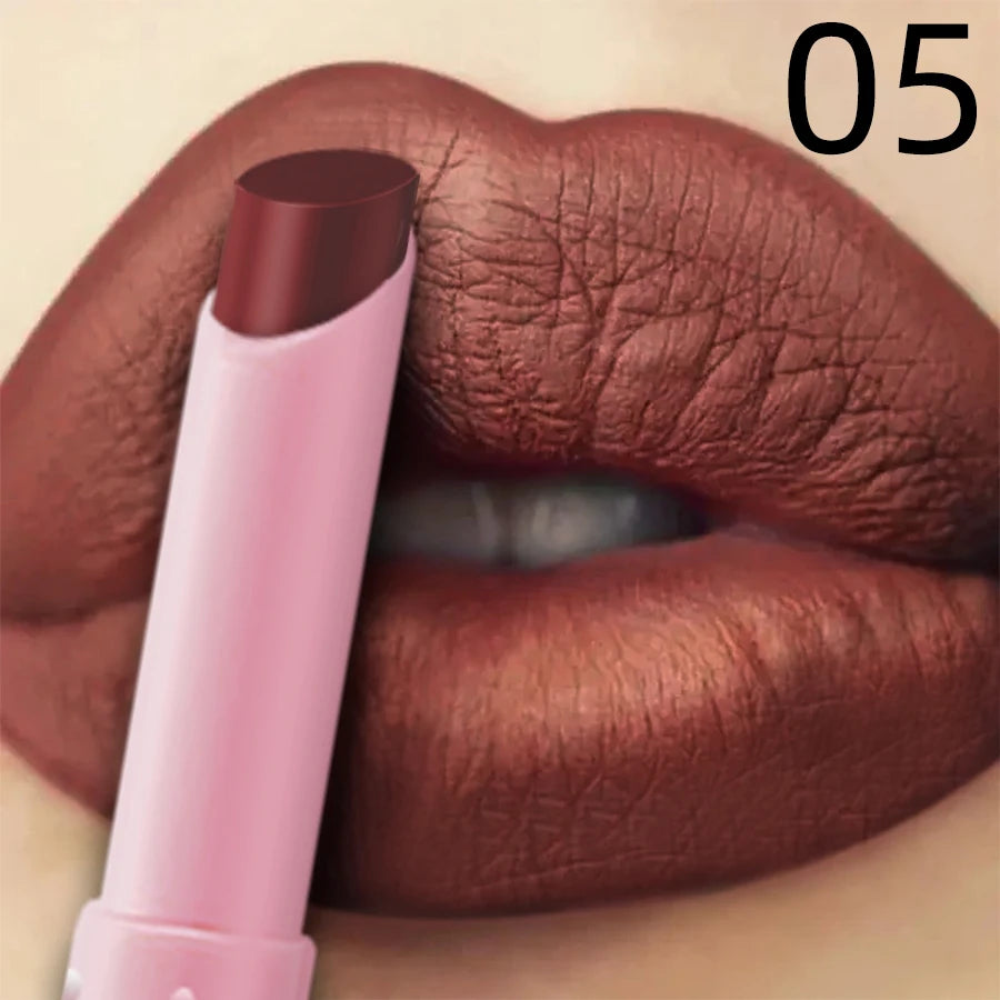 15 Color Cigarette Velvet Matte Waterproof Lipstick Long-lasting Lip Gloss Lip Makeup  Red Brown Pink Lip Liner Pen  Lip Tint