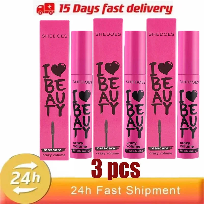 5D Waterproof Mascara Eyelashes Lengthening Long Lasting Silky Lash Black Eyelashes Extension Make Up Beauty Eye Korean Cosmetic