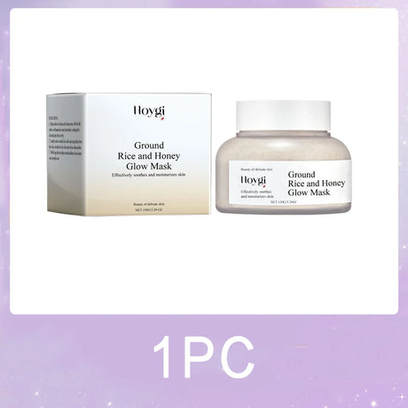 Rice Honey Glow Mask Moisturize Hydrating Nourishing Face Tightening Kaolinite Rice Raw Pulp Sleeping Clay Mask Korean Skin Care