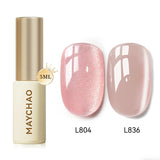MAYCHAO 5ML Gel Nail Polish 9D Laser Diamond Glitter Cat Eye Gel Semi-Permanent Soak Off UV LED Gel Nail Manicure Tools Nail Art