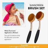 AA83 Sunscreen Brush Set - Lotion Applicator for Kids, Babies, Family and Adults for Face and Body