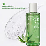 Aloe Vera Gel with Hyaluronic Acid, Cooling & Moisturizing for Rapid Skin Care