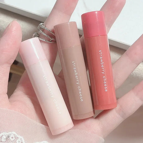 1/3 Pcs Fruity Lip Balm Moisturizing Lip Gloss Nature Nourishing Temperature Change Color Lipstick Cute Jelly Tinted Lip Care