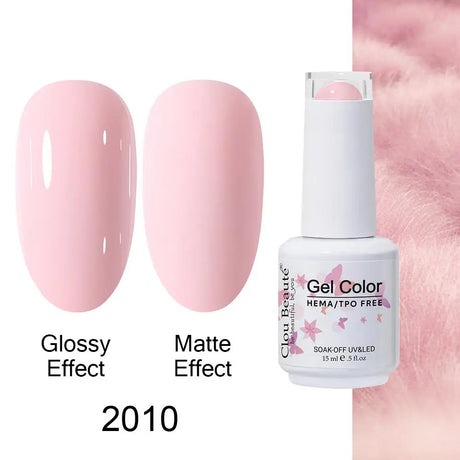 Clou Beaute Gel Nail Polish Neon Brown Royal Blue Red Green Pastal Nude Nail Art Varnishes Gel Lacquer Top Coat UV Gel Nail