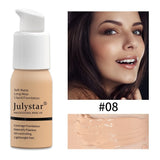 New Long Lasting Liquid Foundation Waterproof Oil Control Full Coverage Concealer Brighten Matte Moisturizing Primer Makeup Base