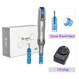 Authentic Dr pen Ultima M8S With 22 pcs Needle Pin Microneedling Pen Wireless Derma Pen Beauty Machine needle length 0.25 mm