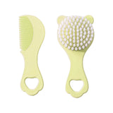 Baby Hair Brush & Comb Set Children Hair Brush Soft Nylon Bristle Cradle Caps Hair Brush for Toddler Infant  Massage