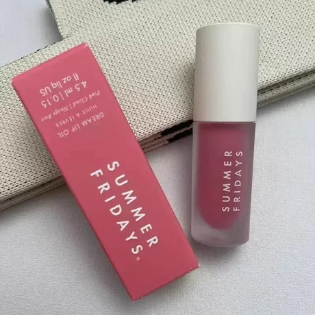 Summer Friday's Lip Balm Moisturizing Mirror Lip Gloss Lip Vanilla Pink Sugar Coffee Cake Smell Lipstick Transparent Makeup Oil