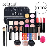Christmas Makeup Gift Box Foundation Eyeshadow Powder Long Lasting Lip Ink 27 Pieces Birthday Gifts Makeup for Women Full Kit