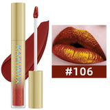 14 Colors Bold Intense Glitter Metallic Lip Gloss Pearlescent Lip Tint,Long Lasting Liquid Lipstick Makeup Gifts for Women Red