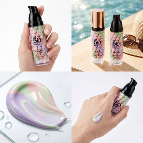3-in-1 Primer SPF 50 Color Correcting Isolation Cream Oil Control Moisturizing Face Makeup Base Blur Pores Even Skin Tone Radian