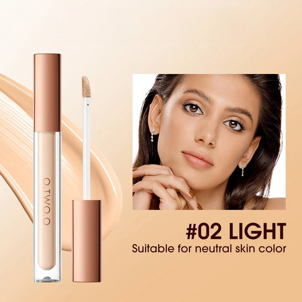 Waterproof Matte Concealer Cream Lightweight Foundation Makeup Base Full Coverage For Face And Dark Circles