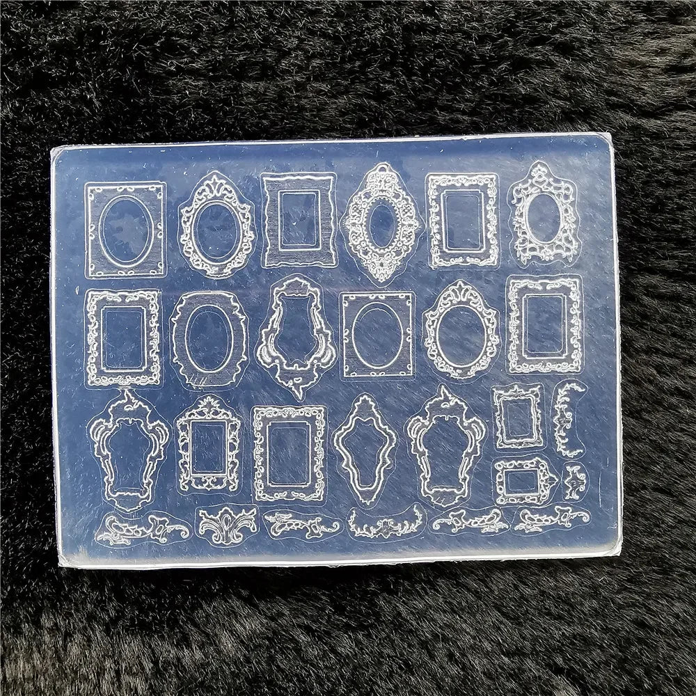 1pc Butterfly Sweater Snowflake 3D Acrylic Mold  Photo Frame  Silicone  Nail Art   Nails DIY  Nail Art Templates Nails  Mold