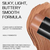 Double Head Highlighter Stick Contour Stick Waterproof Natural Silky Smooth Face Contouring for Nose Shadow With Makeup Brushes