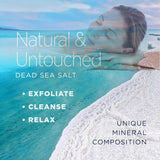 Dead Sea Salt for Bath & Soaking, Fine Grain, 2 lbs, 100% Pure & Natural, Fast-Dissolving, Unscented, Skin-Nourishing