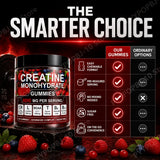 Creatine Monohydrate Gummies And Vitamins NEW 8000 mg SUGAR FREE