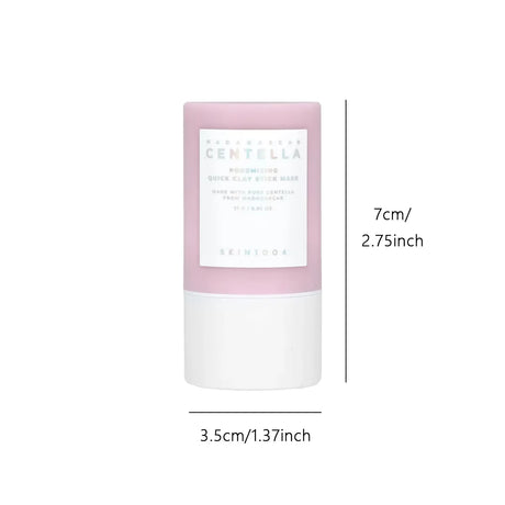 SKIN1004 Madagascar Centella Poremizing Quick Clay Stick Mask,Lightweight Watery Formula,Sheer,Korean Skincare,Korean Makeup