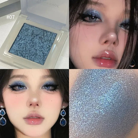 Wild Rose Black Eyeshdaow Palette Matte Glitter Single Color Eyeshadow Gothic Red Pigments Waterproof Fashion Smoky Eyes Makeup