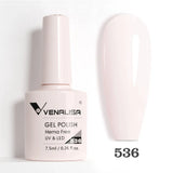 VIP5 Venalisa Nail Gel Polish Jelly Color HEMA/TPO FREE Nude Pink Semi Permanent Soak Off UVLED Gel Polish Sparkle Gel Varnish