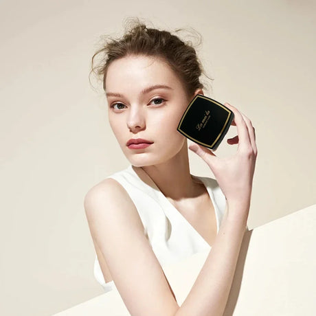 Long Lasting Matte Setting Powder Oil Control Pore Minimizing Flawless Makeup Portable Facial Powder for Smooth Skin Finish