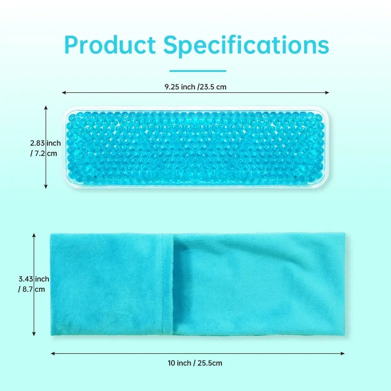 Reusable Postpartum Cooling Gel Bead Ice Pack, Ideal for Pregnancy & Delivery, Includes Washable Sleeve, Soothes Postpartum